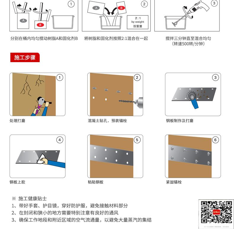 包钢徽县粘钢加固施工过程